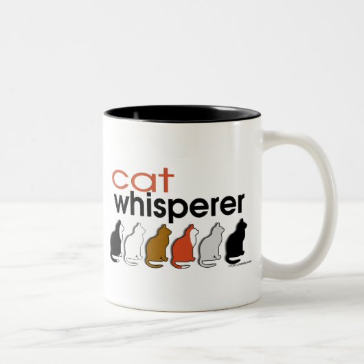 KatzeWhisperer Zweifarbige Tasse (Rechts)