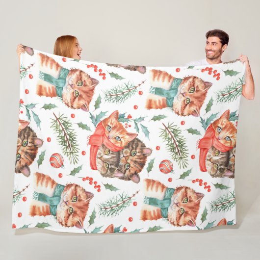 KATZFÄLLE FÜR WASSERFARBEN UND BROWN-TABBBY FLEECEDECKE (Beispiel)