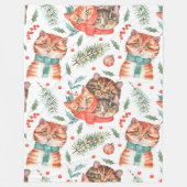 KATZFÄLLE FÜR WASSERFARBEN UND BROWN-TABBBY FLEECEDECKE (Vorderseite)