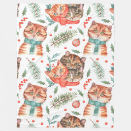 KATZFÄLLE FÜR WASSERFARBEN UND BROWN-TABBBY FLEECEDECKE