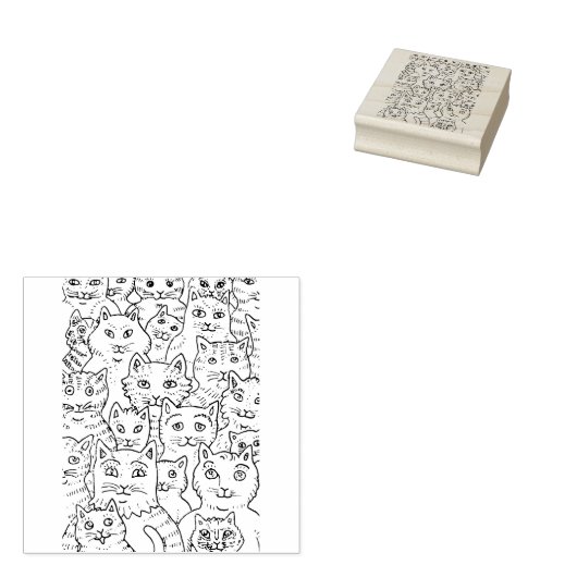 KATZGALORE SIND PRAKTIKER, FUNNY FELINE KITTENS GUMMISTEMPEL (Stempel)