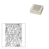 KATZGALORE SIND PRAKTIKER, FUNNY FELINE KITTENS GUMMISTEMPEL (Stempel)