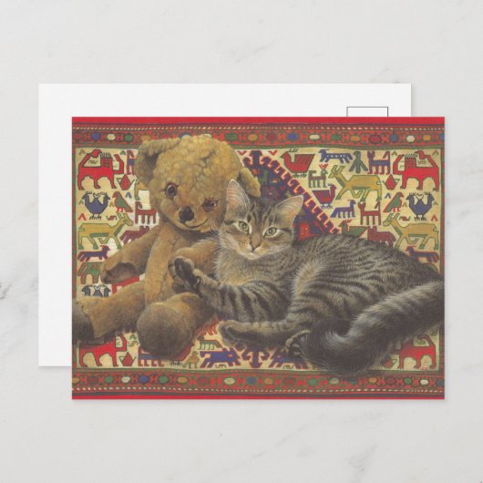 KATZKARTE POSTKARTE (Vorne/Hinten)