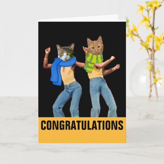 KATZKARTEN KARTE (Gelbe Blume)