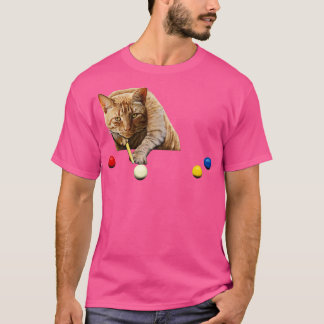 KATZKATZE FÜR SNOOKER-POOL BILLIARDS T-Shirt