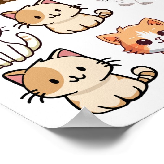 KATZKATZE POSTER (Ecke)