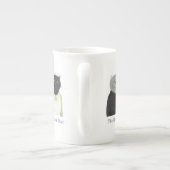 KATZKATZEN KNOCHEN China Tasse + Text (Rückseite)