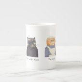 KATZKATZEN KNOCHEN China Tasse + Text (Vorderseite)