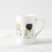 KATZKATZEN KNOCHEN China Tasse + Text (Rechts)