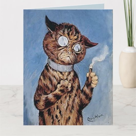 KATZKATZKARTE VATER CIGAR LOUIS WAIN CARD KARTE (Vorderseite)