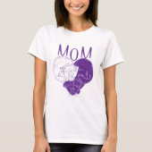 KATZLOVER | Cat Mama Lila T-Shirt (Vorderseite)