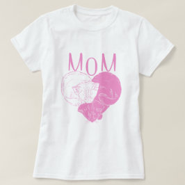 KATZLOVER | Cat Mama Rosa T-Shirt