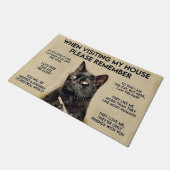 KATZLOVER FUßMATTE (Schrägansicht)