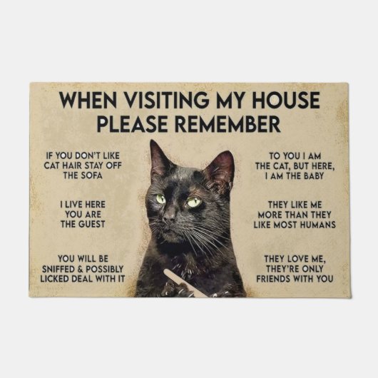 KATZLOVER FUßMATTE (Vorderseite)