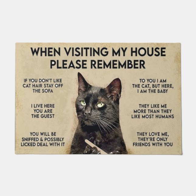 KATZLOVER FUßMATTE (Vorderseite)