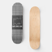 KATZLOVER KATZKATZEN SIND LEBENSKATEBOARD DECK SKATEBOARD (Vorderseite)