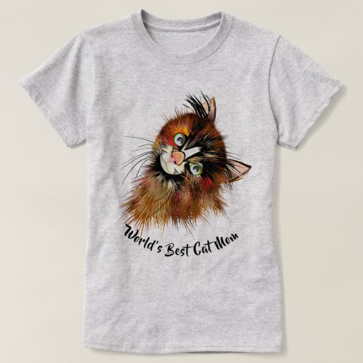 KATZLOVER | Weltbeste Cat-Mama T-Shirt (Design vorne)