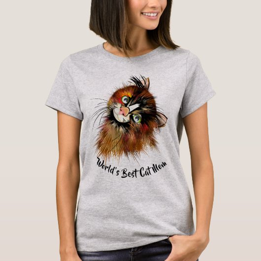 KATZLOVER | Weltbeste Cat-Mama T-Shirt (Vorderseite)