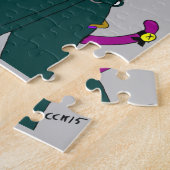 Katzmädchen Puzzle (Seite)