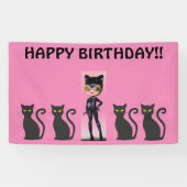 KATZMÄDCHENBANNER, PERSONALISIEREN BANNER (Horizontal)