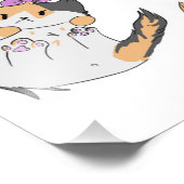 Katzposter Fotodruck (Ecke)