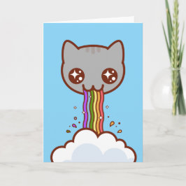 KATZPUKRAINBOW - Funny Cat Card Karte