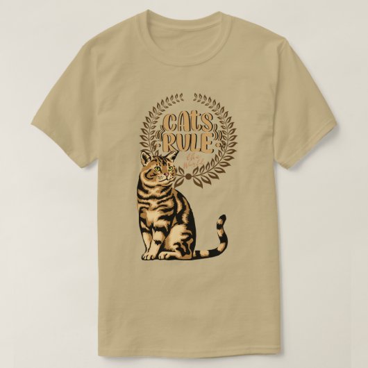 KATZREGELUNG DER WELT T-Shirt (Design vorne)