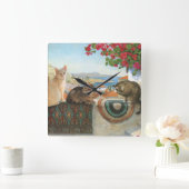 KATZSCHALTER QUADRATISCHE WANDUHR (Zuhause)