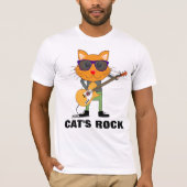 KATZSPIELGITAR KATZKATZEN ROCK T - Shirt T-Shirts (Vorderseite)