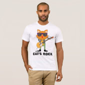 KATZSPIELGITAR KATZKATZEN ROCK T - Shirt T-Shirts (Vorne ganz)