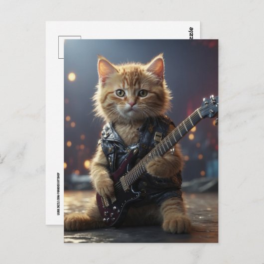 KATZSPIELKARTE POSTKARTE (Vorne/Hinten)