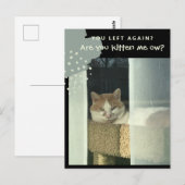 Kätzst du mich mit Cat auf Perch? Postkarte (Vorne/Hinten)
