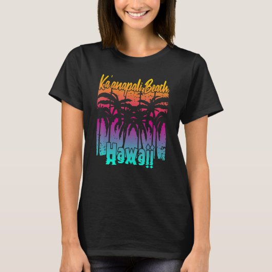 Kau2019anapali Beach Hawaii T-Shirt (Vorderseite)