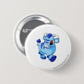 Kau blau button (Vorne & Hinten)