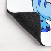 Kau blau mousepad (Ecke)