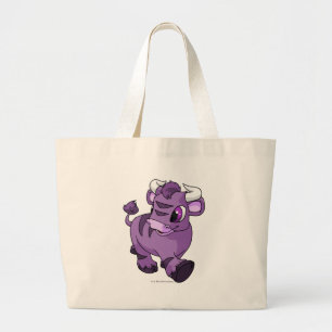 Kau lila jumbo stoffbeutel