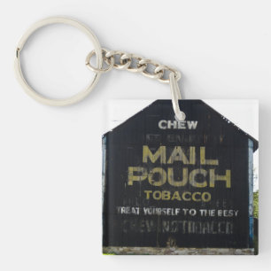Kau Mail Pouch Tobacco Scheune - Originalfoto Schlüsselanhänger