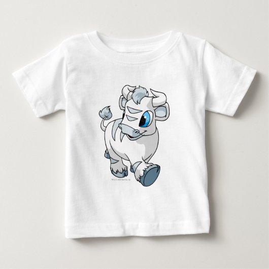 Kau weiß baby t-shirt (Vorderseite)