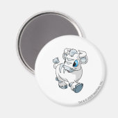 Kau White Magnet (Vorderseite/Rückseite)