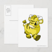 Kau Yellow Postkarte (Vorne/Hinten)