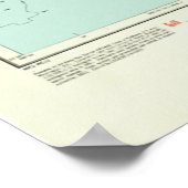 Kauai—1954 Karte Poster (Ecke)