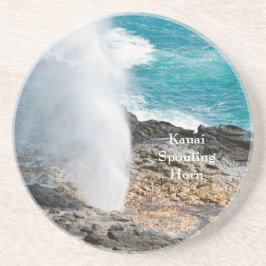 Kauai Aqua Ozean Spouting Horn Poipu Getränkeuntersetzer