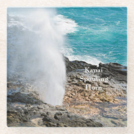 Kauai Aqua Ozean Spouting Horn Poipu Glasuntersetzer