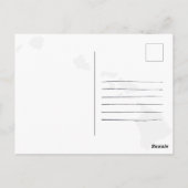 Kauai Beach Hawaii Retro Palm Trees 60er Souvenirs Postkarte (Rückseite)