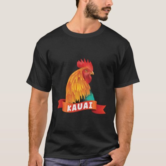 Kauai Chicken Rooster Style Garden T-Shirt (Vorderseite)