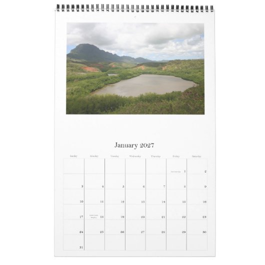 Kauai Fotos Calendar 2011 Kalender (Jan 2027)