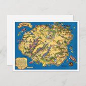 Kauai Funny Vintage Karte (Vorne/Hinten)