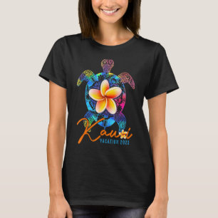 Kauai Gefärbte Krawatte Sea Turtle Hawaii Matching T-Shirt