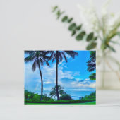 Kauai Greetings Feiertagspostkarte (Stehend Vorderseite)