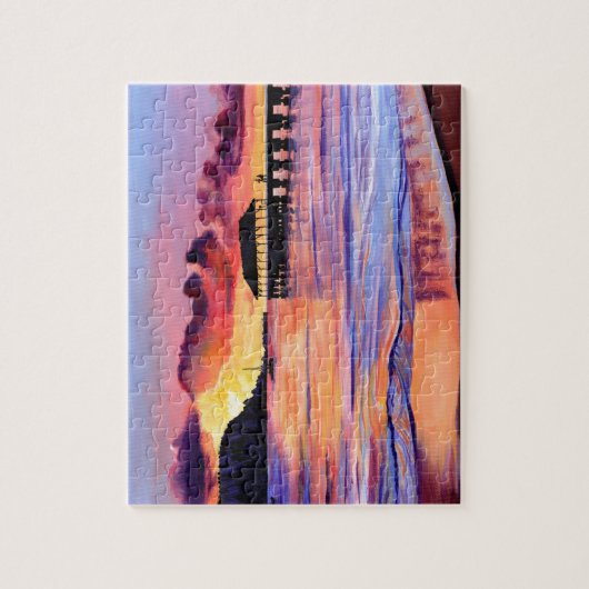 Kauai Hanalei Pier Jigsaw Puzzle (Vertikal)